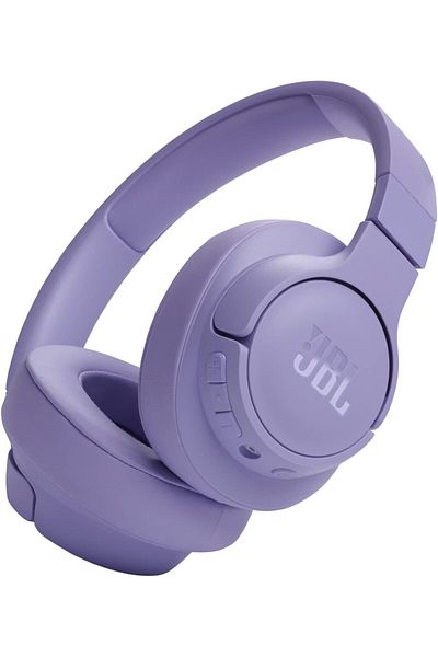 JBL Tune 720bt Wireless Over-ear Headphones, Pure Bass Sound, Bluetooth 5.3, 76h Battery Purple