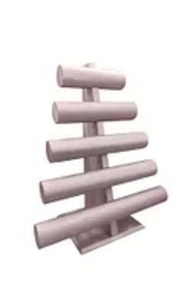 MeGass Dekor Domestic Production Luxury Imera Leather Fabric Pink Color Length 45 cm Width 38 cm 5-Piece t Model Bracelet Display