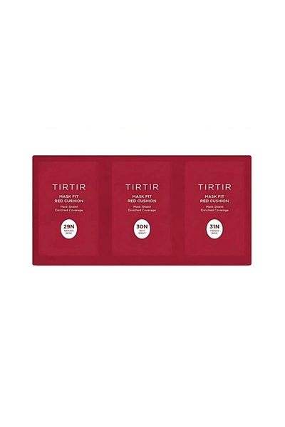 TIRTIR Tırtır Mask Fit Red Cushion Foundation Sample Kit 29N Beige 30N Rich Honey 31N Fr Beige