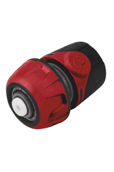 flores Conector cauciucat cu opritor pentru furtun, 1/2"