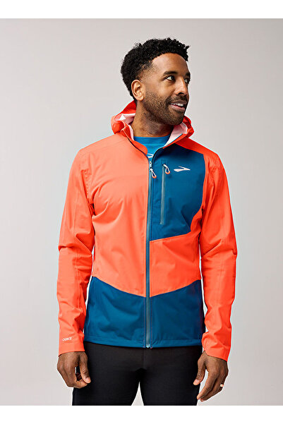 Brooks 211541895 High Point Waterproof Jac Turuncu Kapüşon Yaka Normal Kalıp ...