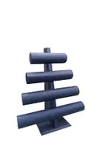 MeGass Dekor Domestic Production Luxury Imera Leather Fabric Navy Blue Color Length 38 cm Width 33 cm 4-Piece t Model Bracelet Display