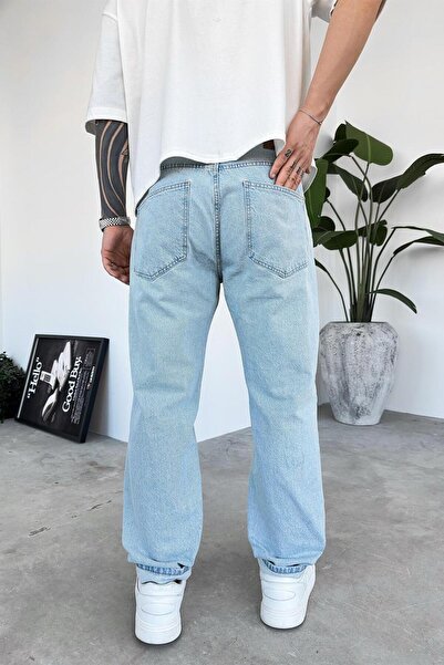 HAFKAGİYİM Ice Blue με υφή Basic Regular Παντελόνι