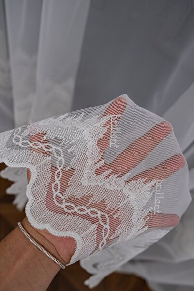 Brillant Κουρτίνα από τούλι για σαλόνι σειράς Farbateks Planting Alto 3 στρώσεων