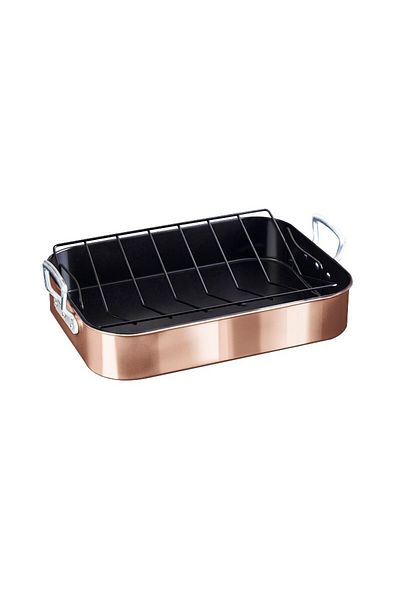 Berlinger Haus Tavă de copt cu grilă Rosegold Metallic Line