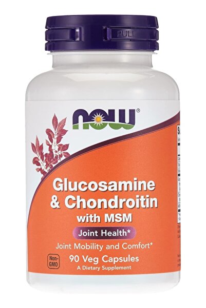 Now Foods Glucosamine And Chondroitin With MSM, 90 Capsules, 200 Grams