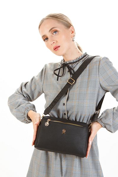 Newish Polo Geantă de umăr încrucișată pentru femei