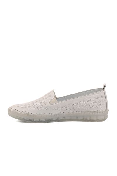 AYK'S Pantofi casual de damă din piele naturală albă 510 Z