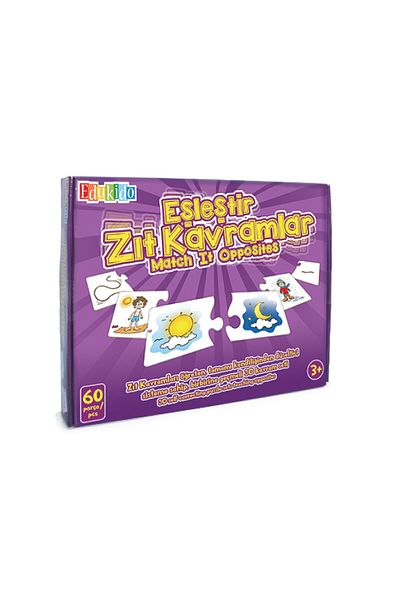 NillyToys EDU-1012 Chiva, Match - Opposite Concepts