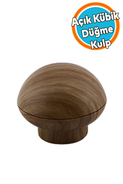 NZB Mobilya Mutfak Dolap Dolabı Çekmece Kulpu Kulbu Plastik Kahverengi Tek Vi...