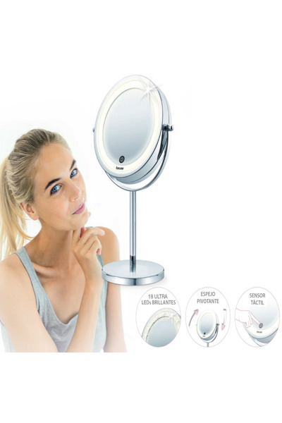 Beurer Bs 55 Led Işıklı Makyaj Aynası 7 Kat Büyütme