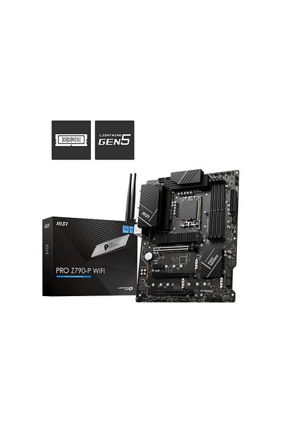 MSI Pro Z790-p Wifi Ddr5 Intel Z790 Socket - 1700 Mhz OC Atx Gaming Motherboard