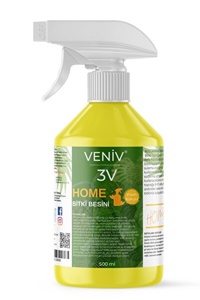 VENİV AGRİCULTURE 3v Home Fresh Kokulu Çiçek Açtıran Ve Köklendirici Bitki Besini 500 ml