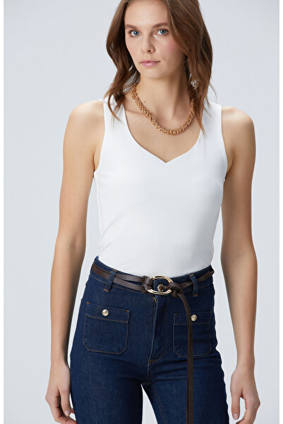 Network Kırık Beyaz Atlet