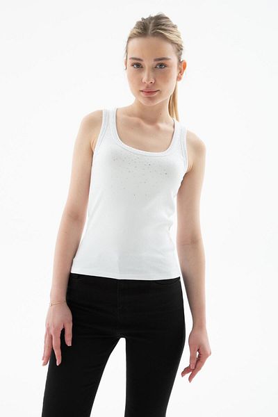 Fashion Friends 25y0486k1 Tricou de damă Stone
