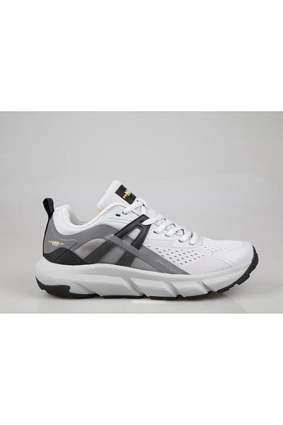 M.P. Μ.Π. Γκρι Λευκό Outdoor Casual Sneaker Ανδρικά Αθλητικά Παπούτσια