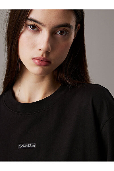 Calvin Klein Kadın Siyah Tişört Elbise