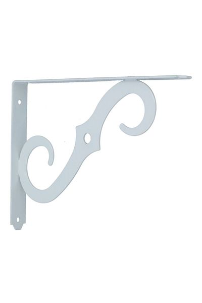 ACE Ornamental L-Shaped Durable and Elegant Metal Shelf Bracket 10 x 7 Inch