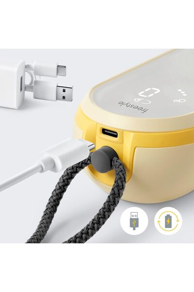 Medela Freestyle Flex Quiet Portable Double Electric Breastpump, Mobile Connected USB Rechargeable