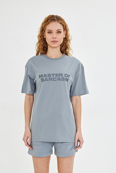 GIA - ART Жіночий футболка з коротким рукавом і принтом «Майстер сарказму», 1...