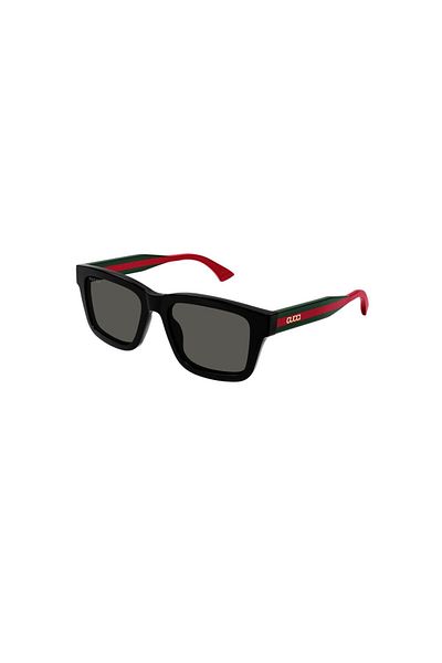 Gucci Gg 1869s 001 53 Unisex Kare Siyah Kemik Güneş Gözlüğü