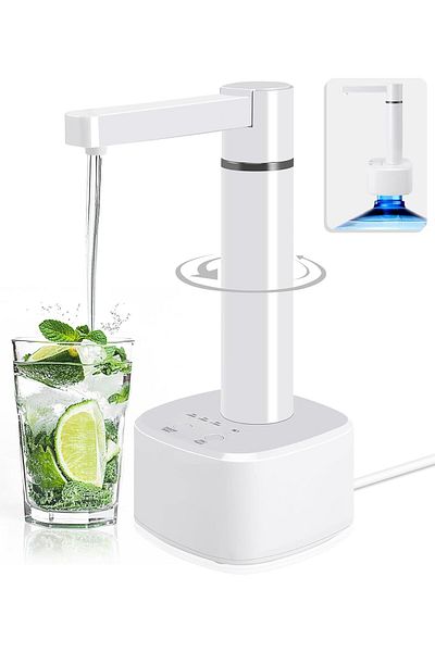 COOYA Home Electric Drinking Water Pump, Portable Desktop Water Dispenser, USB Rechargeable Automatic