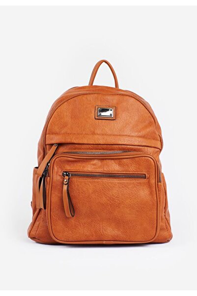 B T Shoes Women's backpack Abriella camel