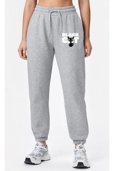 RPT MODA ΦΟΡΜΑ JOGGER ΜΕ ΜΑΥΡΗ ΓΑΤΑ ΜΕ ΕΛΑΣΤΙΚΕΣ ΤΣΕΠΕΣ ΜΕ Άνετο ΜΕΓΕΘΟΣ