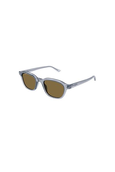Gucci Gg 1892S 005 50 Unisex Oval Transparent Bone Sunglasses