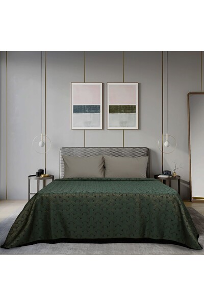 Lidoma Home FIONA ΔΙΠΛΟ ΣΕΤ Πικέ ΤΕΜΑΧΙΩΝ / ΠΡΑΣΙΝΟ ΧΩΡΙΣ ΜΑΞΙΛΑΡΙΑ