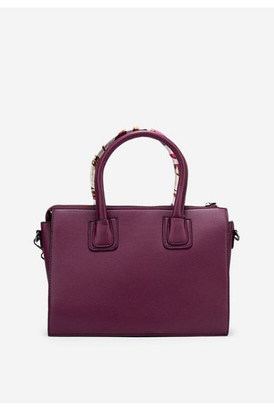 B T Shoes Selenite purple handbag
