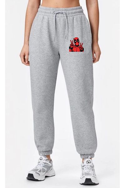 RPT MODA ΦΟΡΜΑ JOGGER ΜΕ ΕΛΑΣΤΙΚΕΣ ΤΣΕΠΕΣ DEAD PLL PRINTED JOGGER BOTTOM TRACKSUIT