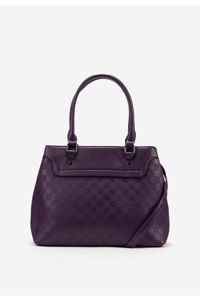 B T Shoes Scazia purple handbag