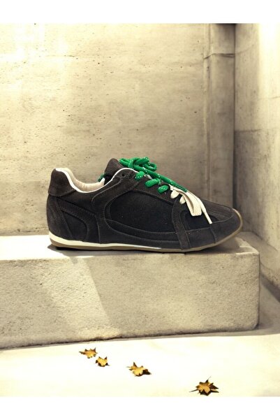 iskarpino Жіночі щоденні замшеві ортопедичні кросівки з двоколірною шнурівкою...