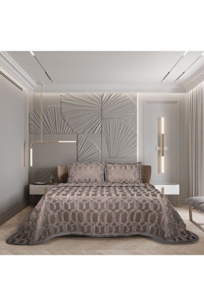 Lidoma Home DORA JAKAR, set dublu pentru două persoane, țesătură pichet setur...