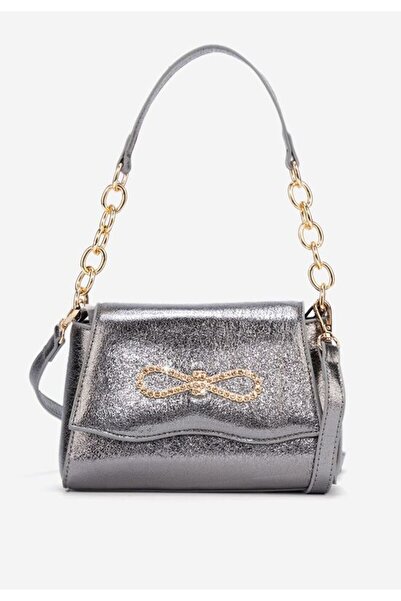 B T Shoes Zaiya gray shoulder bag