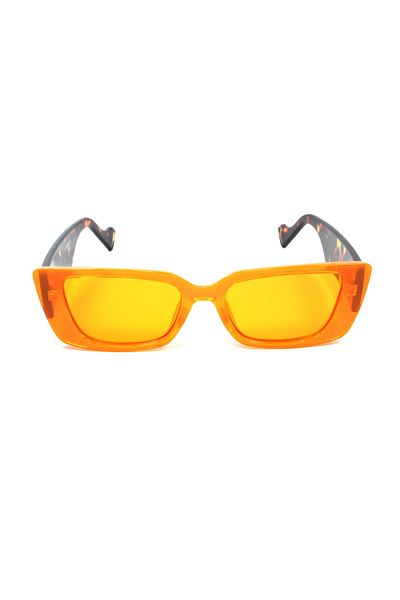 JULIANO Cloudy Orange Sunglasses