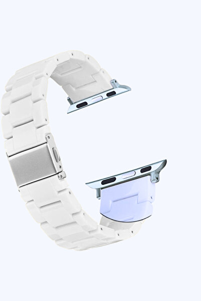 PSGT Reçine Saat Kayışı Apple Watch Band 49/46/45/44mm Çelik Bilezik Serisi 10 9 8 7 6 Se 5 4 Ultra 2
