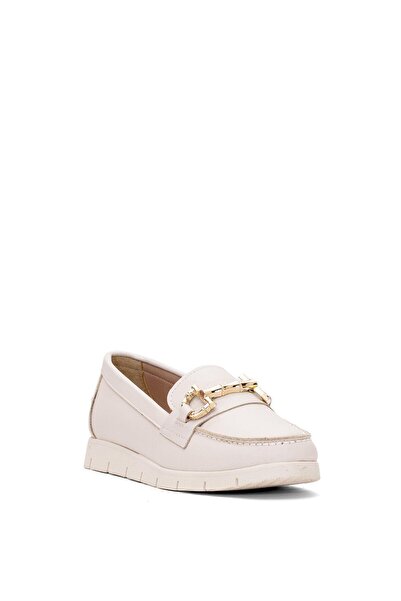 Venüs 25076042 Women's Genuine Leather Buckle Comfort Casual Shoes