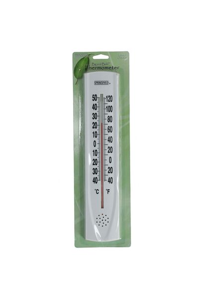 Springfield Bag and Bold Indoor and Outdoor Thermometer 9.125inch