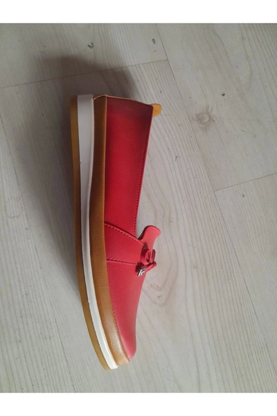 GULT Ženski crveni lofer Baletanke
