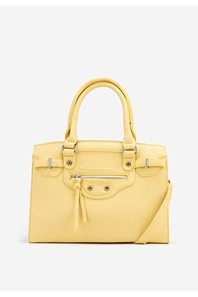 B T Shoes Geanta de mana Lentia galbena