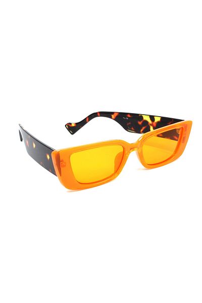 JULIANO Cloudy Orange Sunglasses