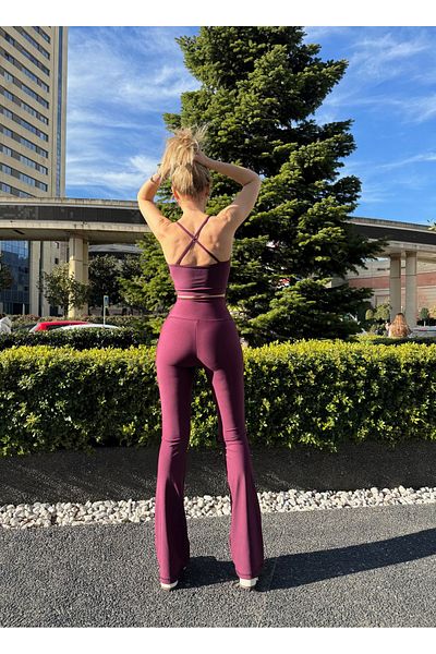 Seja Clara Plum Flared Leggings