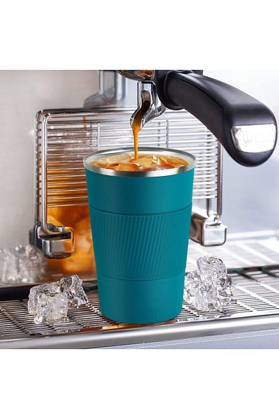 COOYA 510ml Stainless Steel Coffee Cup,Vacuum Insulated Travel Mug for Home Office Outdoor Works
