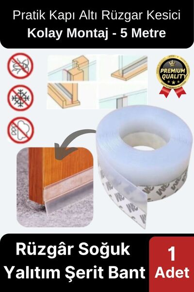 Svein Şeffaf Silikon Rüzgâr Soğuk Böcek Engelleme Cam Kapı Pencere İzolasyon ...