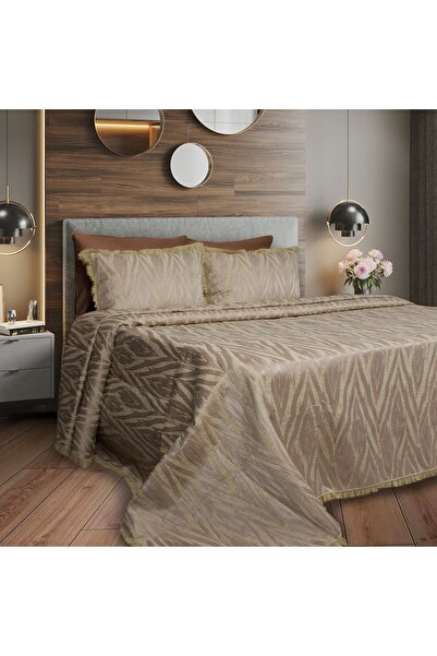 Lidoma Home BRILLANTE JACQUARD DUBLU, țesătură pichet SETURI, CULOARE CREM