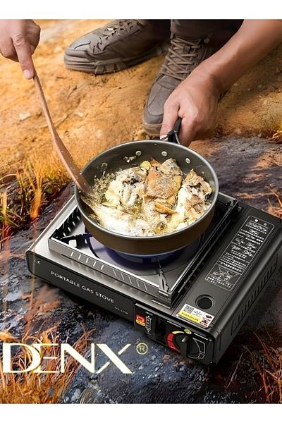 Denx Dinex Portable Gas Stove for Travel and Camping | 2.8 kW | 220 Gas Capacity