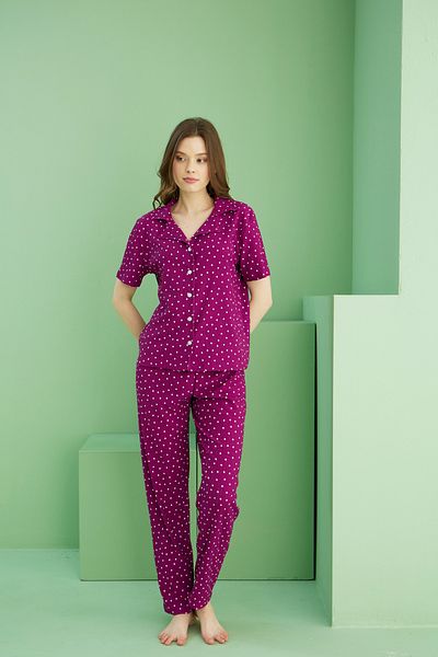 Siyah İnci Cherry Pattern B Weapon Pajama Set 25118555