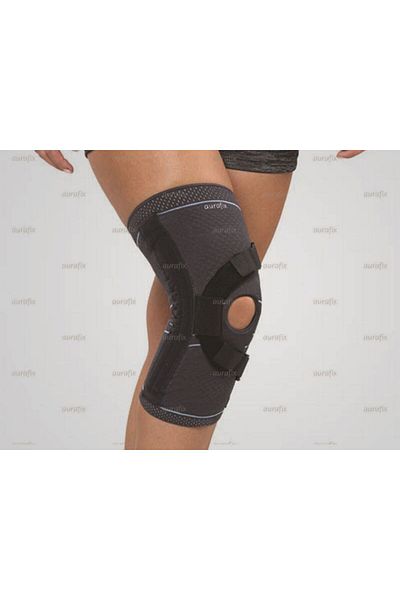 Aurafix Anti-Sweat Knitted Patellar Stabilization Knee Pad (Left)